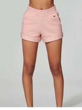 Lune Active X Barry's Bootcamp Light Pink Ice Cashmere Shorts Women's Size Large